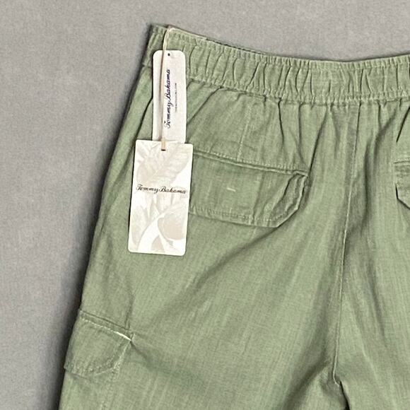 Tommy Bahama Men's Small x9 "Linen the Dream" Cargo Short Linen Blend Green NEW - Picture 6 of 10